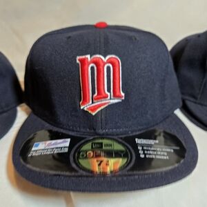 New Era Minnesota Twins Fitted Hat MLB Authentic Alt Made in U.S.A ALL SIZES
